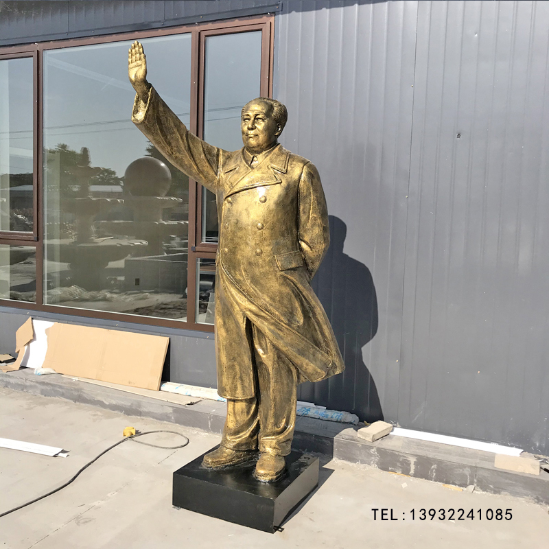伟人雕像毛泽东铸铜雕塑主席像人物定制铜雕