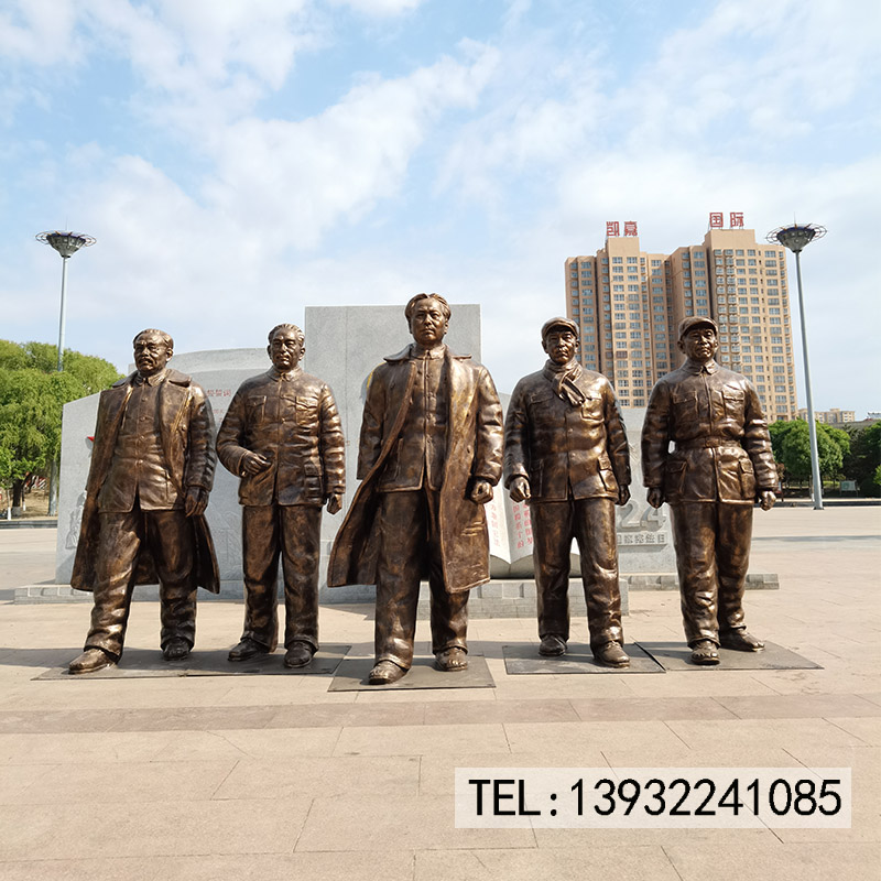 铜雕红军抗日雕塑制作厂家
