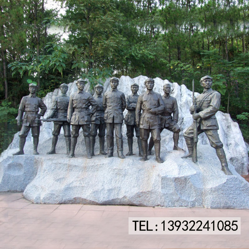 大型红军人物雕塑设计制作