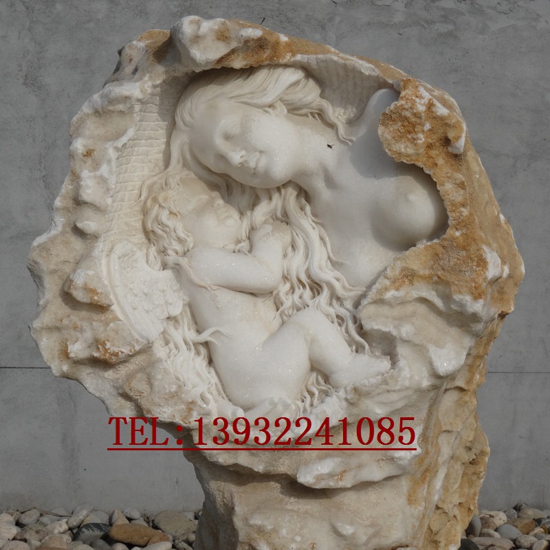 大理石浮雕汉白玉石材浮雕雕刻欧式西方人物