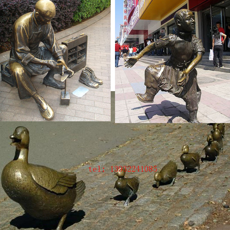 直销公园广场铜雕人物雕塑摆件