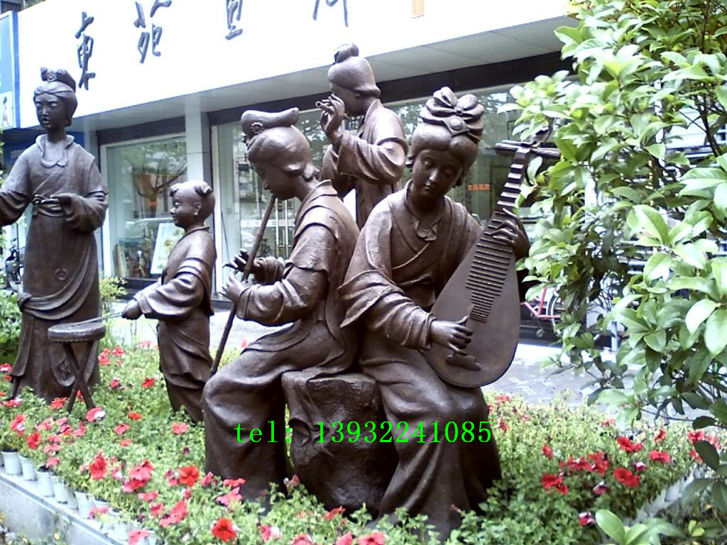铜雕西方音乐人物雕塑广场雕塑摆件定制