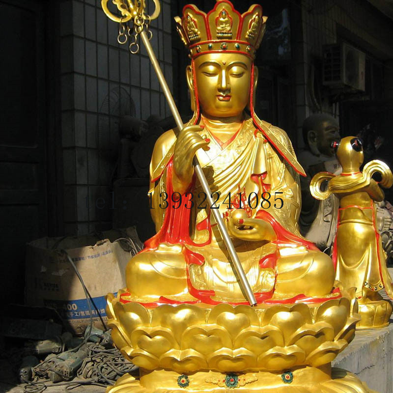 定做地藏菩萨雕塑铸铜佛像厂家销售