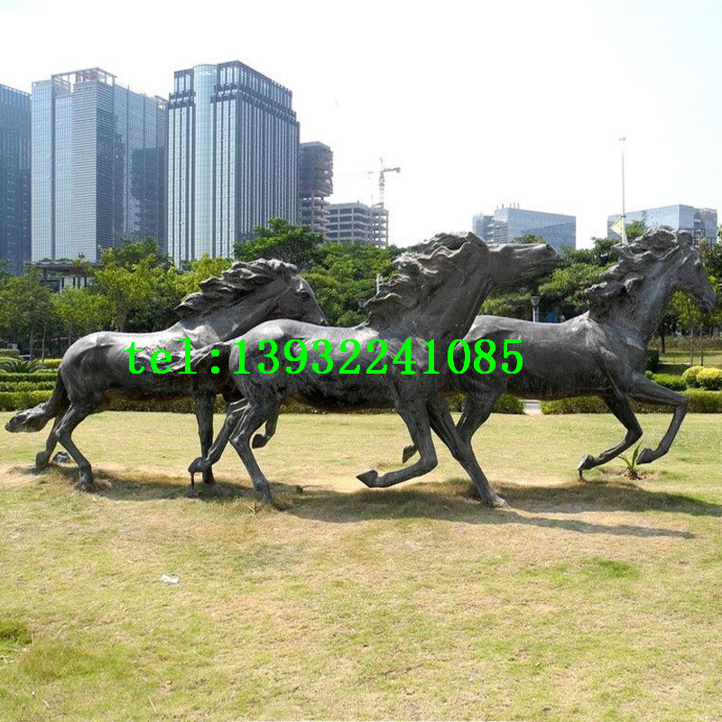公园广场景观铜雕动物马雕塑摆件